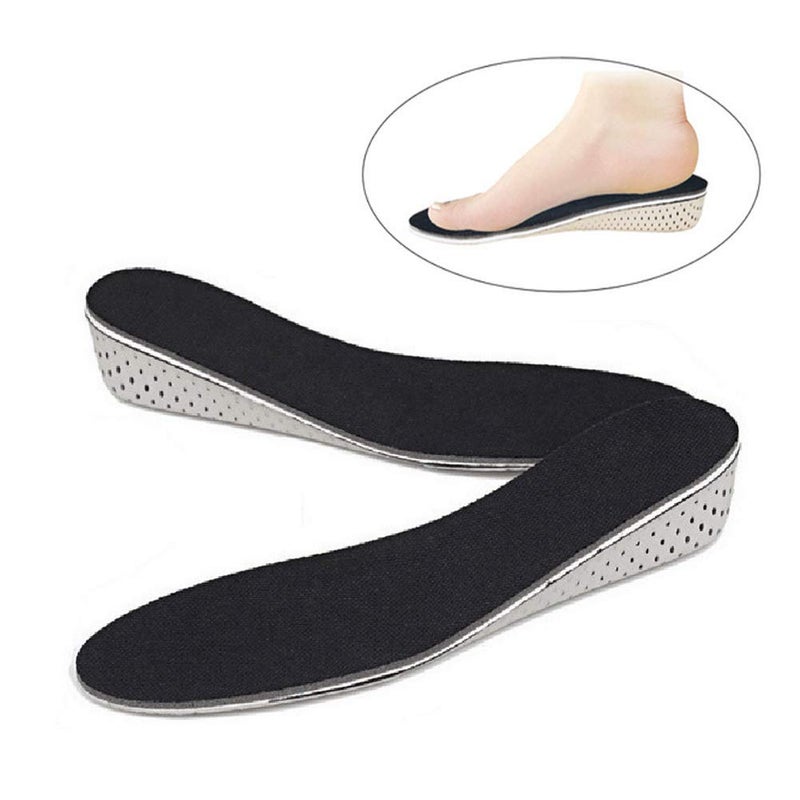 NATUWORLD 1 Pair Height Increase Shoes Insole Breathable Memory Foam Height Increase Insole Invisible Increased Heel Lift Shoe Insoles for Women Men - 4.3cm - Image 2