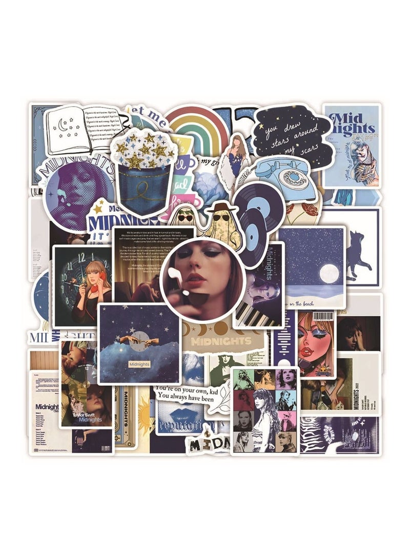 50-Piece Taylor Swift Cute Vinyl Waterproof Sticker