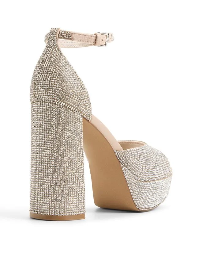 Call it Spring Domminika Ladies Beige Heeled Sandals