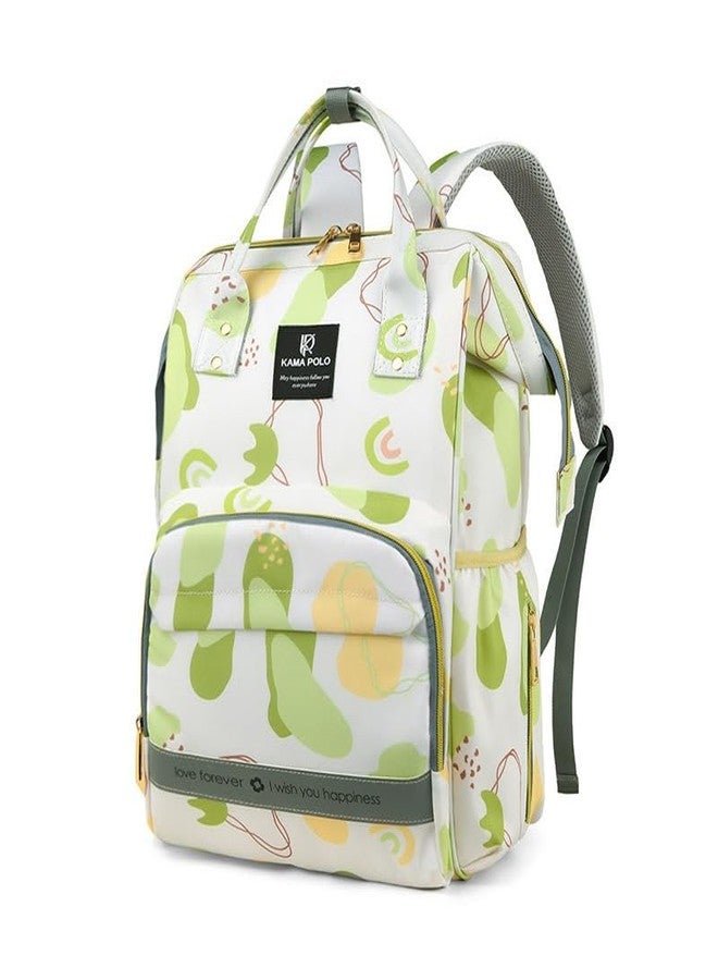 Winnies Diaper Bag Backpack for Moms – Printed Waterproof Maternity Baby Bag with Multiple Pockets | Travel & Hospital Use - Image 1