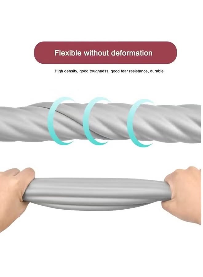 Poxvalzor Foam Safety Strip, Anti-Collision Edge Corner Guard Self Adhesive Edge Protector Corners Cushion Bumper , 0.8cm Thick 2m Long, for Glass Table Furniture Fireplace - Image 3