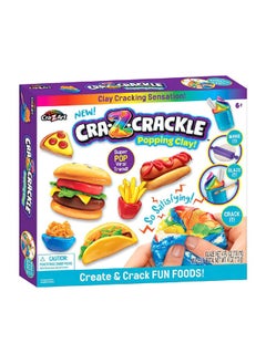 Cra-Z-Crackle Popping Clay Create & Crack Fun Foods Set (18 Pieces)