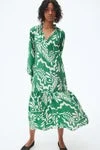 اتش اند ام Frill-collar dress
