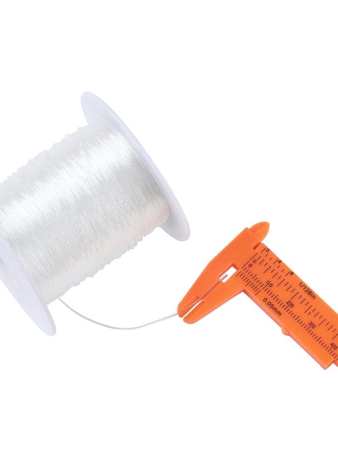 1Roll/100m 0.7mm Crystal Clear Thread Fiber Stretch Elastic Cord Jewelry Beading String Fishing Line - Image 3