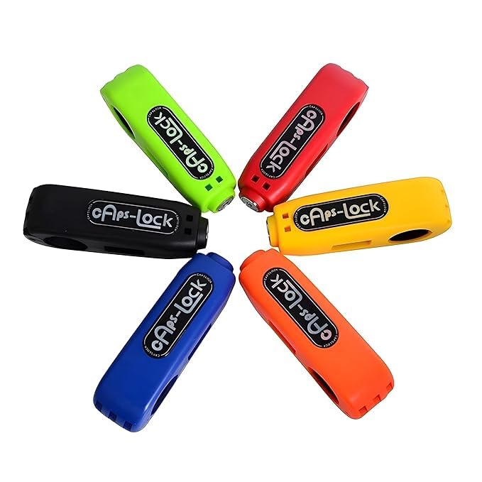 LEXUN Heavy Duty Bike Brake Keypad Lock- Locking System by Holding Handle Bar with Brake Lever for All Bikes & Scooters (Multicolor), Plastic - Image 2