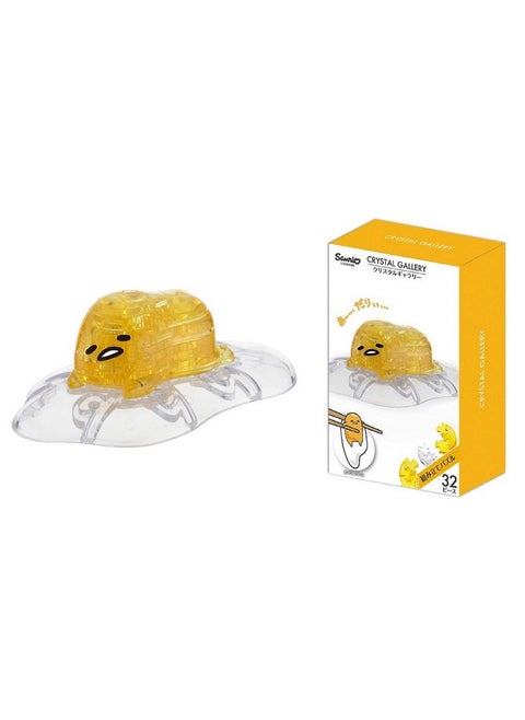 Crystal Gallery Series 3D Puzzle 32 Transparent Pieces Sanrio Gudetama