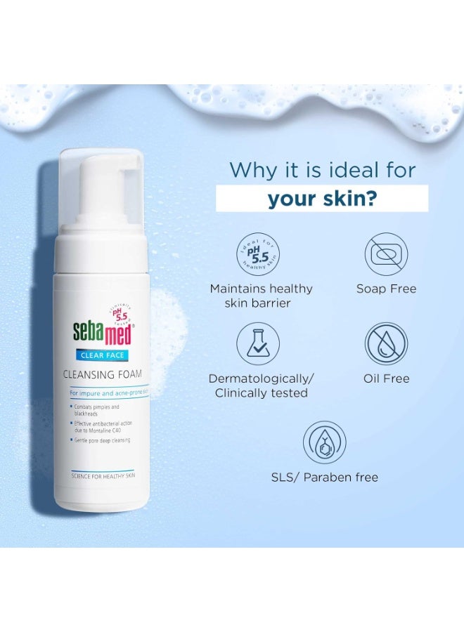 SEBAMED Clear Face Foam Face Wash (150ml) - Image 5