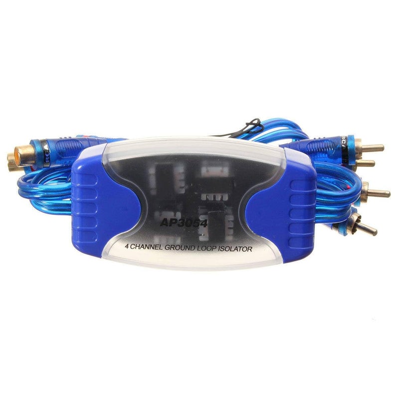 Universal Ground Loop Noise Isolator 4 Channel 9cm x 4 5cm x 2 2cm Blue Line - Image 4