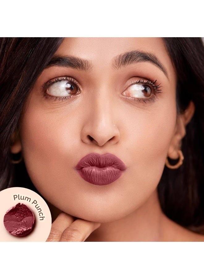 ماما إيرث أحمر شفاه مطفي من ماما إيرث، يدوم طويلًا، بزيت الأفوكادو وفيتامين إي، يدوم حتى 12 ساعة، لون 02 بلام بانش، 2 غرام - Image 2