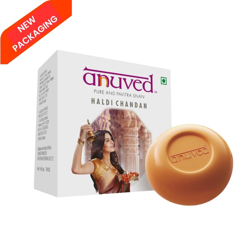 Anuved Family Combo Pack of 9 Herbal Soaps 125g each Chandanam Kewda Utane Kesar Panchamrit Ashtagandha Aloe Vera Haldi Chandan  Pahadi Gulab with Sacred Indian HerbsEnriched with Gangajal - Image 2