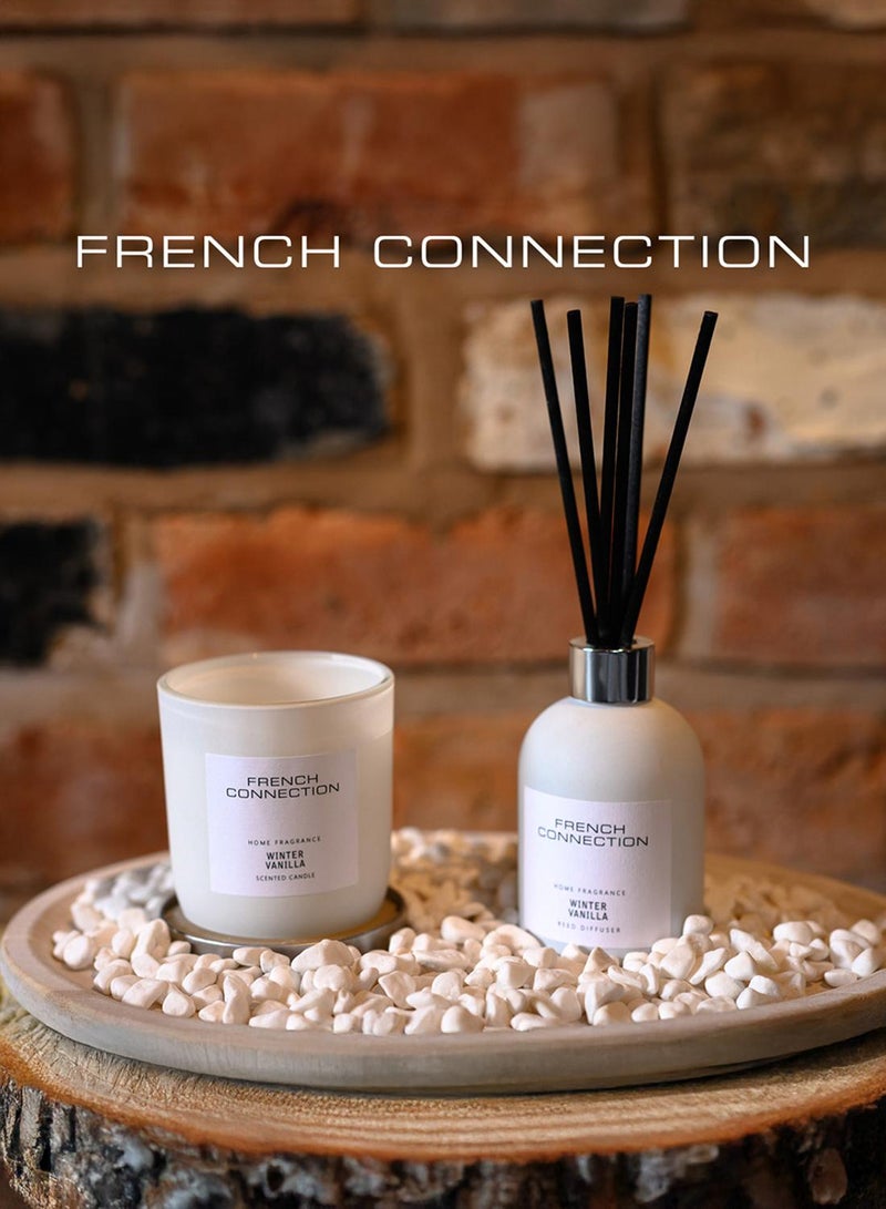 French Connection White Vanilla Candle & Diffuser Giftset - Image 1