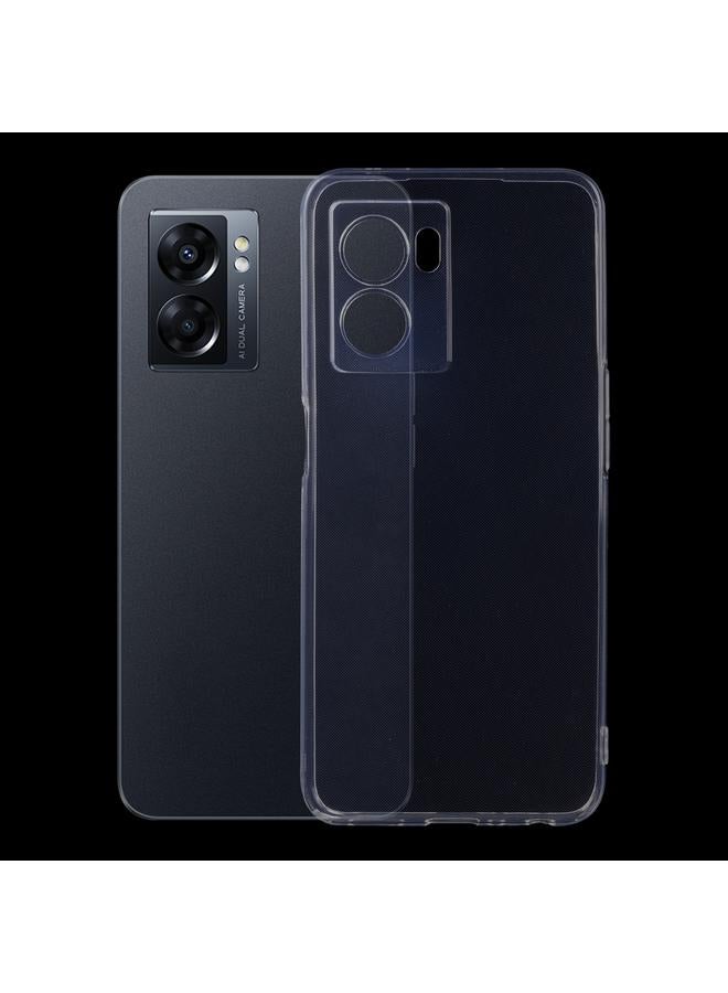 erorex Case For OPPO A57 2022 0.75mm Ultra-thin Transparent TPU Phone Case - Image 1