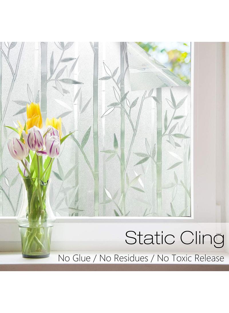 Y&D Window Film Decorative Privacy No Glue Glass Sticker For Door Home House Ofiice Heat Control Anti UV 90 x 200 cm  - Image 5