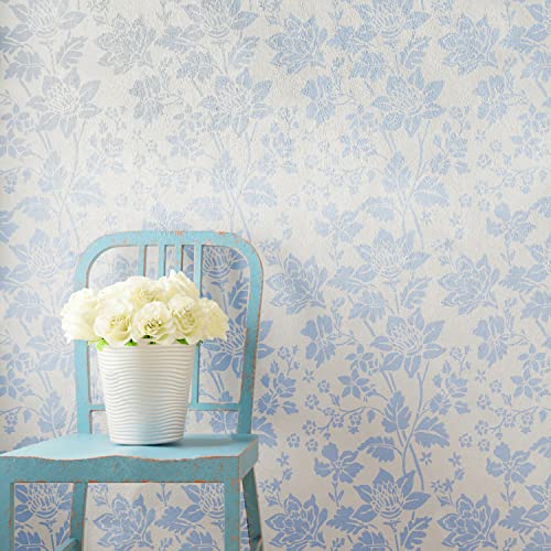 G GSS Designs Large Floral Wall Stencil 12x16Inch Reusable Flower Stencils for Walls Furniture Wood Paper Crafts Vine Stencils for Painting - Image 5