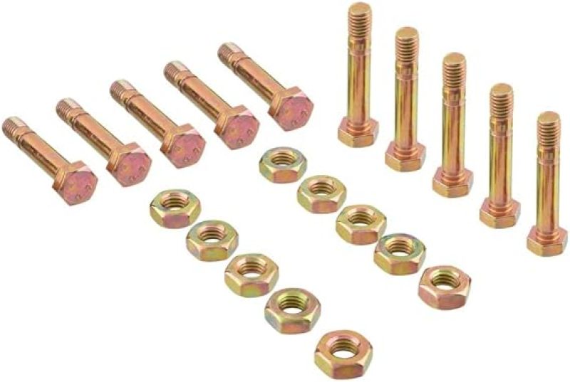 Snowblower Shear Pin Kit: 10 Set - Replacement Shear Pin and Nut for Snowblower Mower Parts - Image 5