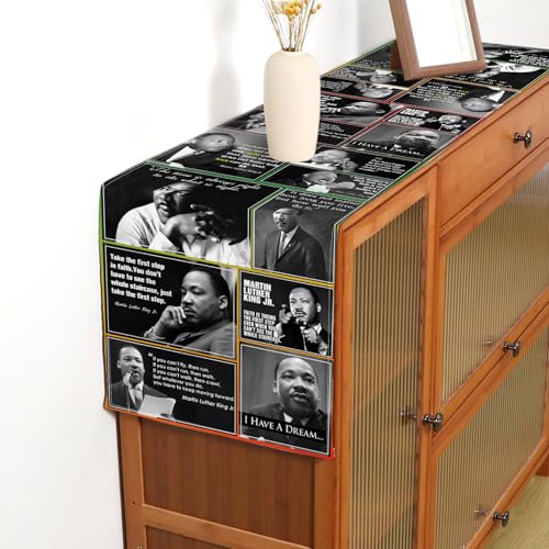 Buxiuer Martin Luther King Jr. Table Runner Famous Quote MLK Day Decoration Black History Month I Have a Dream Dining Room Home Kitchen Island Decor - Image 5