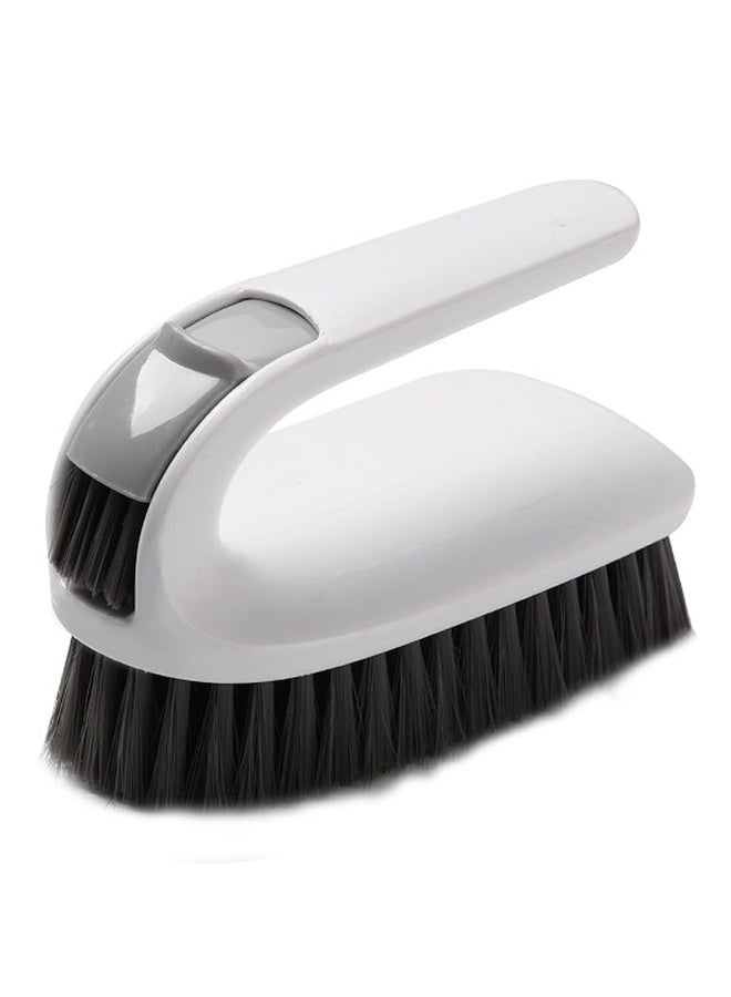 رحام فرشاة تنظيف فرشاة تنظيف متعددة الأغراض ذات شعيرات صلبة صلبة متعددة الأغراض، فرشاة تنظيف شديدة التحمل لأسطح أرضيات الحمام حوض الاستحمام والسجاد والبلاط والجص لجميع الأغراض (أسود) - Image 1