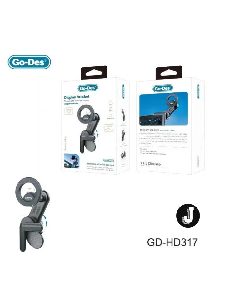 JAJEEK 360° Rotatable Head V-Corner Laptop Monitor & Phone Holder – Multi-Device Stand for Optimal Viewing - Image 2