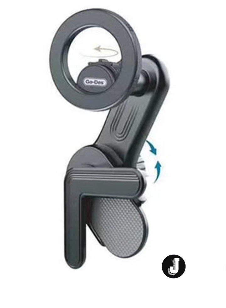 JAJEEK 360° Rotatable Head V-Corner Laptop Monitor & Phone Holder – Multi-Device Stand for Optimal Viewing - Image 3