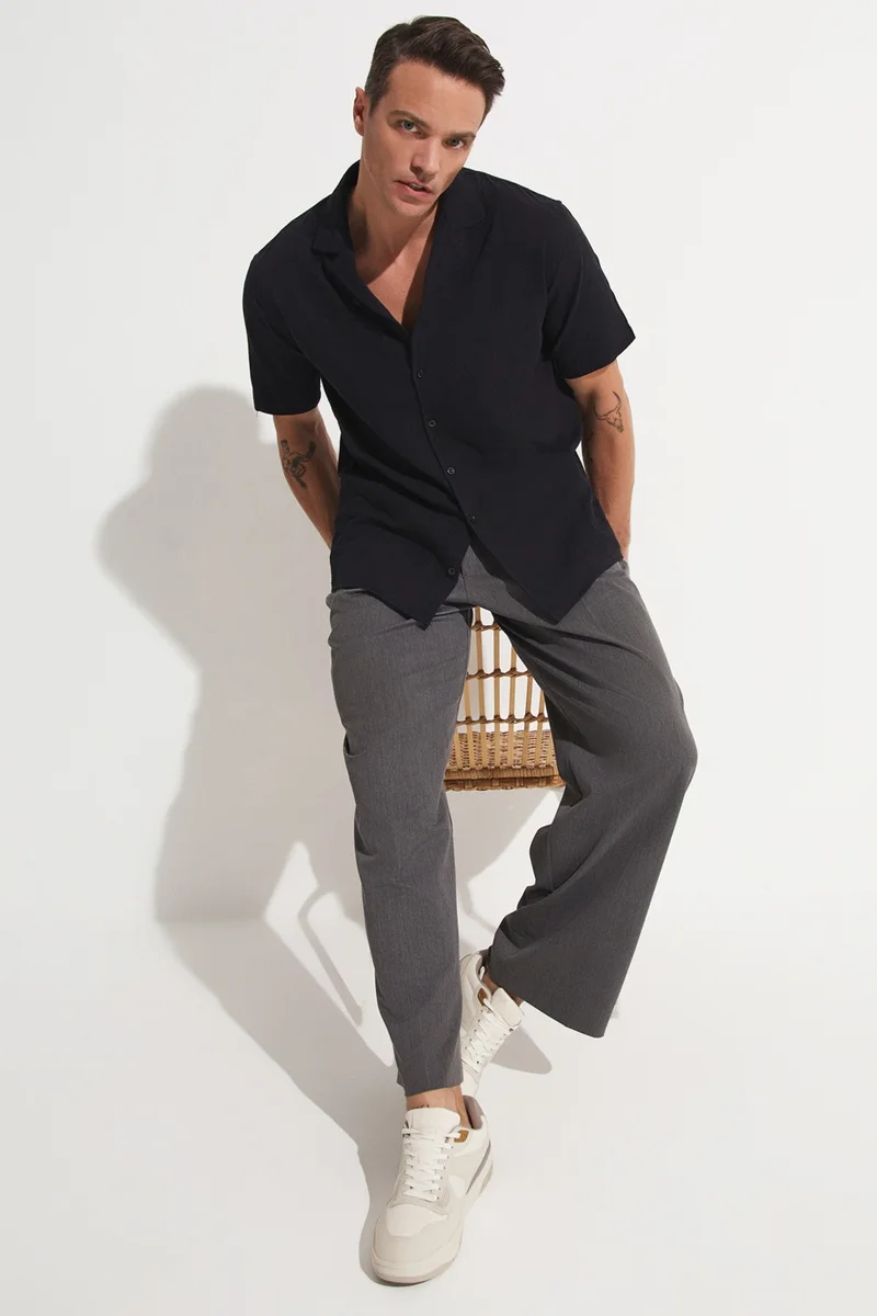 جون Men's Regular Fit 100% Cotton Shirt
