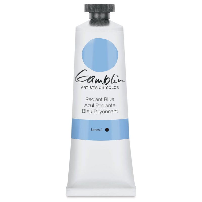 Gamblin Artist Oil Color Radiant Blue 37ml Tube