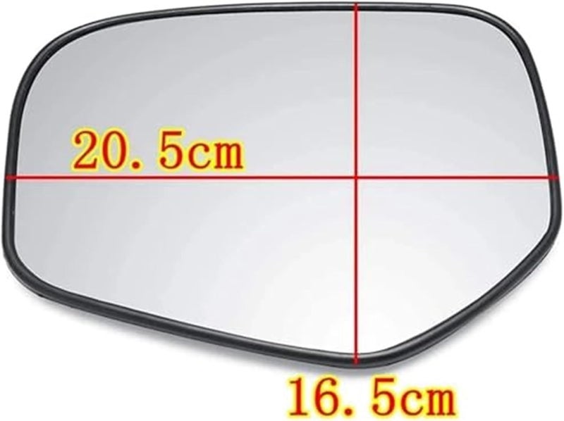demulax Left Heated Glass Rearview Mirror for Mitsubishi Triton and L200 - Image 5
