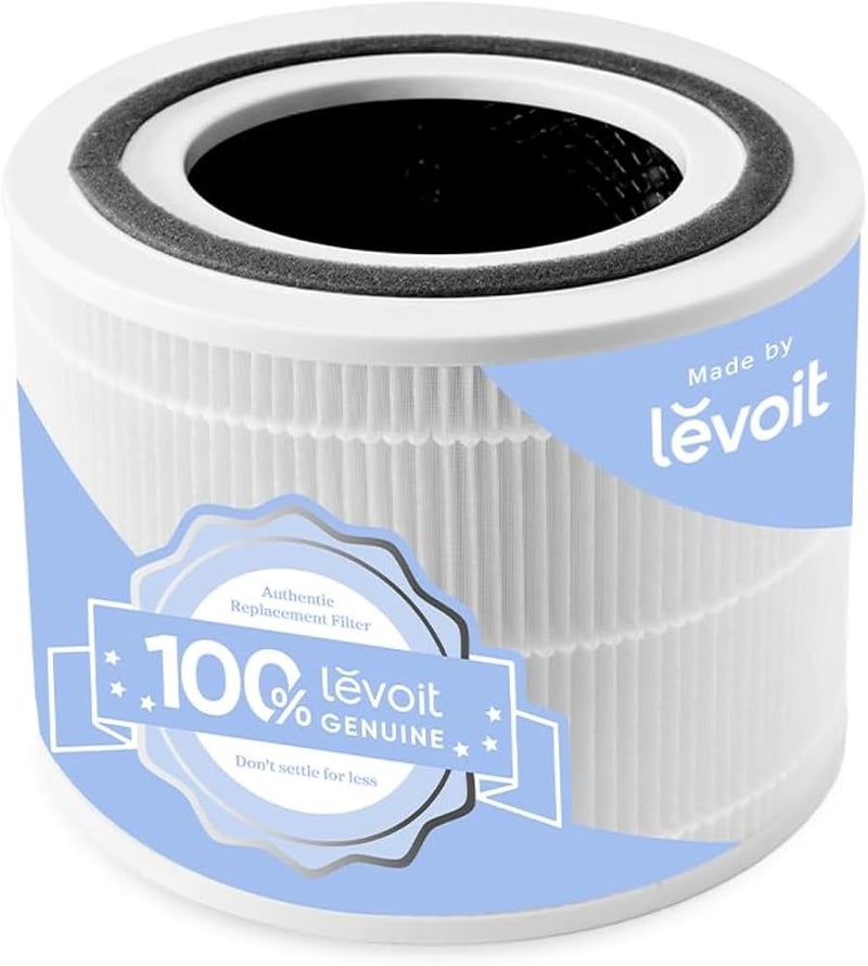 ليفويت { "titleAr": "فلتر استبدال لمنقي الهواء LEVOIT Core 300 Air Purifier، 3 في 1، تقنية HEPA الحقيقية، كربون مفعّل عالي الكفاءة، Core300-RF، عبوة واحدة، لون أبيض" "detailsAr": "حماية استثمارك: ابحث عن رمز B07RSZSYNC أو Core300-RF للحصول عل - Image 1