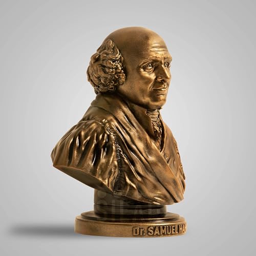 SILAII Dr Samuel Hahnemann Sculpture (5 Inch Bronze) - Image 4