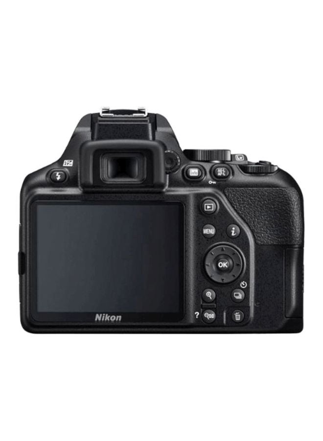نيكون كاميرا رقمية بعدسة أحادية عاكسة D3500 مزودة بعدسة AF-P DX نيكور مقاس 18-55 سم ببعد بؤري f/3.55.6G وتقنية تقليل الاهتزاز بدقة 24.2 ميجابكسل وتدعم تقنية البلوتوث - Image 2