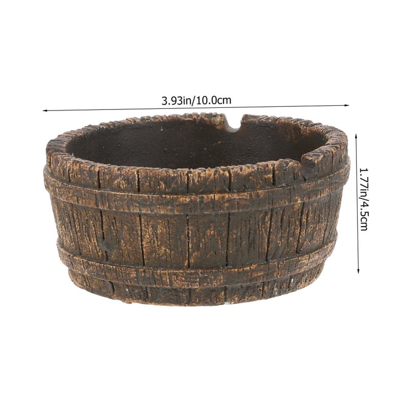 Creative Cement Ashtray Retro Desktop Ash Holder Washable Reusable Indoor Outdoor Use - Image 3