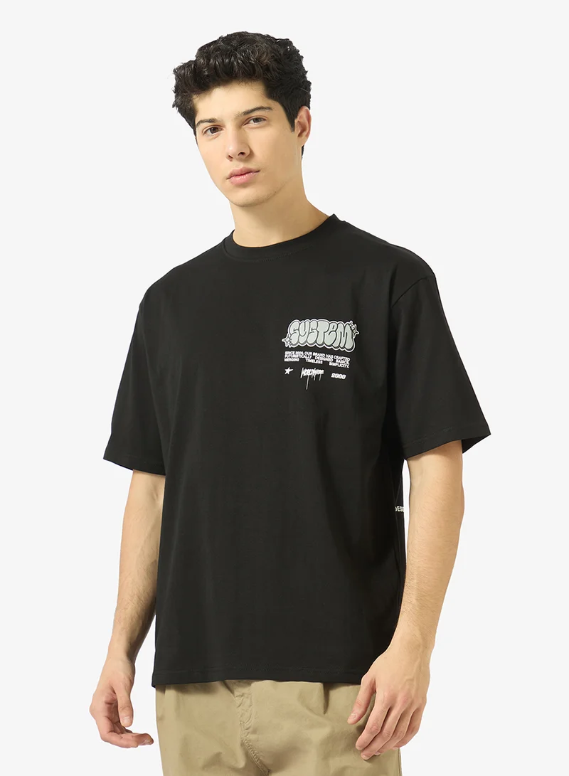 Ripples Mens Drop Shoulder T-shirt
