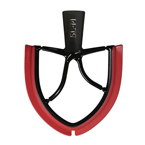 New Metro Design 5LMR Beater Blade METAL works wmost KitchenAid 5 Quart BowlLift Stand Mixers Red Blades - Image 3