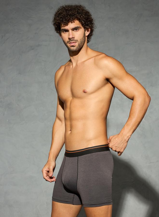 تكنوسبورت عبوة 3 - بوكسرات سادة مطاطية بأربعة اتجاهات - Image 4