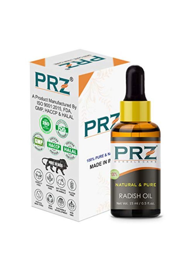 PRZ Radish Seed Cold Pressed Carrier Oil (15Ml) - Pure Natural Therapeutic Grade Oil For Skin Care & Hair Care - Image 2