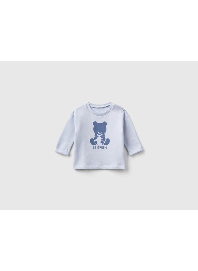 UNITED COLORS OF BENETTON Sweatshirt In Recycled Cotton Blend - Image 1