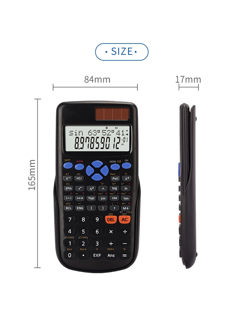 SYOSI Scientific Calculator, Engineering Scientific Calculator with 240 Functions, Scientific Calculator with Digital LCD Display for Students, Teachers and Business Use - Image 4
