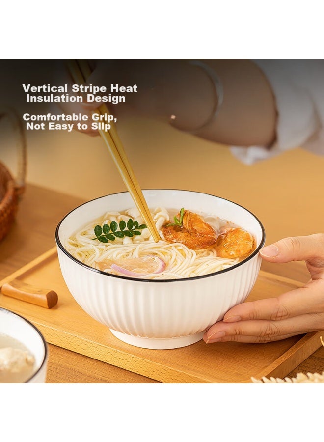JD.com Jd Jingzao Dinnerware Set, Housewarming Porcelain Dish Set For Home Use Style Yamada Nishiki Noodle Bowls, 6 Inches * 2 - Image 3