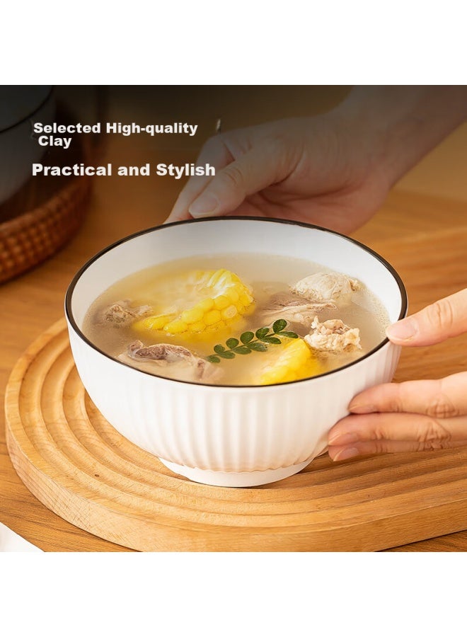 JD.com Jd Jingzao Dinnerware Set, Housewarming Porcelain Dish Set For Home Use Style Yamada Nishiki Noodle Bowls, 6 Inches * 2 - Image 2
