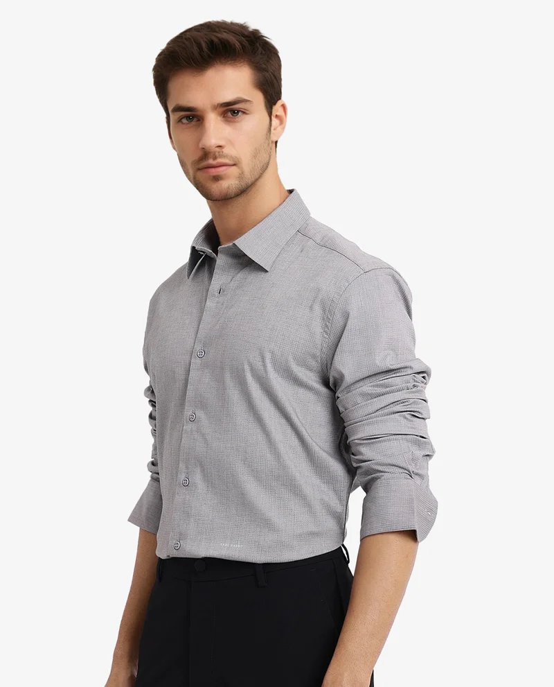 Rare Rabbit Men's Solid Textured Shirt