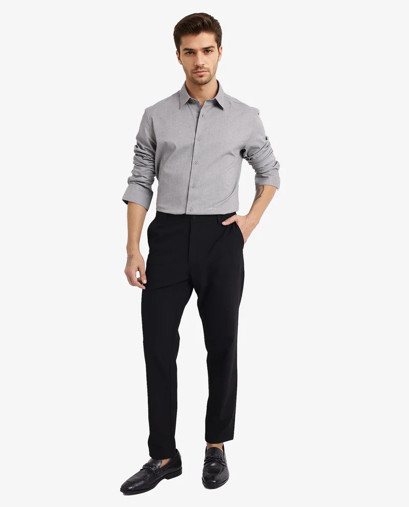 Rare Rabbit Men's Solid Textured Shirt