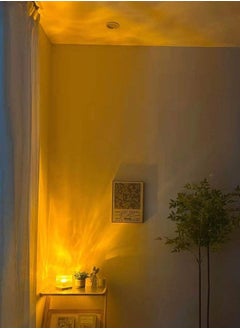 AHAKAC Water Ripple Night Light Creative Bedside Flame Atmosphere Light Romantic Table Lamp Gift Starry Sky Projection Light  - Image 5