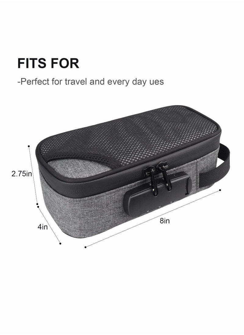 Excefore - Smell Proof Bag with Lock, Smell Proof Case, Smell Proof Storage Bag with Odor Absorbing Activated Charcoal Lining for Herbs - Image 1