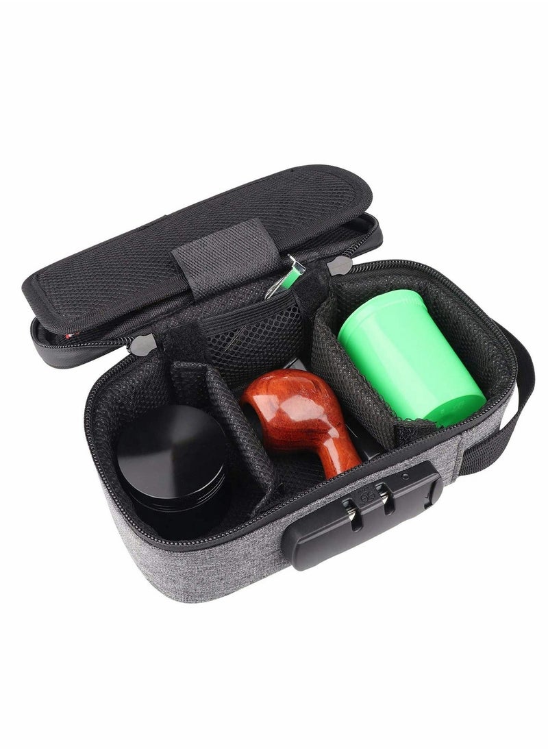 Excefore - Smell Proof Bag with Lock, Smell Proof Case, Smell Proof Storage Bag with Odor Absorbing Activated Charcoal Lining for Herbs - Image 1