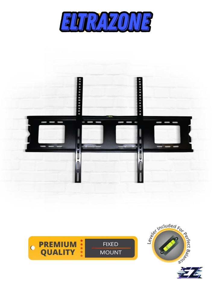 ELTRAZONE Heavy-Duty Fixed TV Wall Mount for 50”-120” Screens – VESA 900x800mm, 2.3mm Thickness, Sturdy Support for Large Flat Panel TVs Black - Image 1