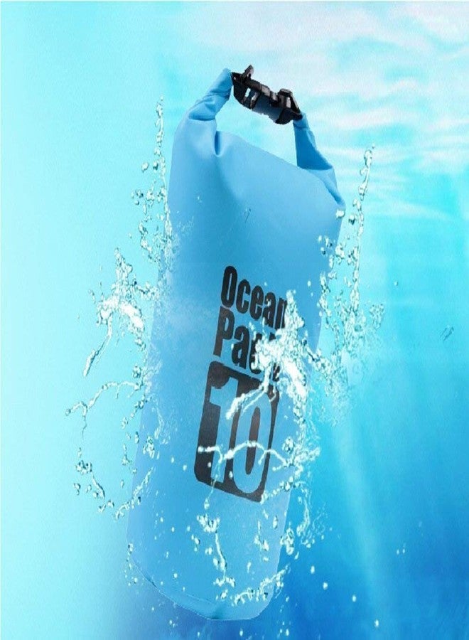Drofail 10 Liter Outdoor Ocean Pack for Outdoor Boating, Hiking, Camping, Rafting Snowboarding and Backpacking Pack of 1 (Multicolor) (Yellow) - Image 2