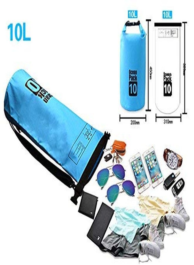 Drofail 10 Liter Outdoor Ocean Pack for Outdoor Boating, Hiking, Camping, Rafting Snowboarding and Backpacking Pack of 1 (Multicolor) (Yellow) - Image 5