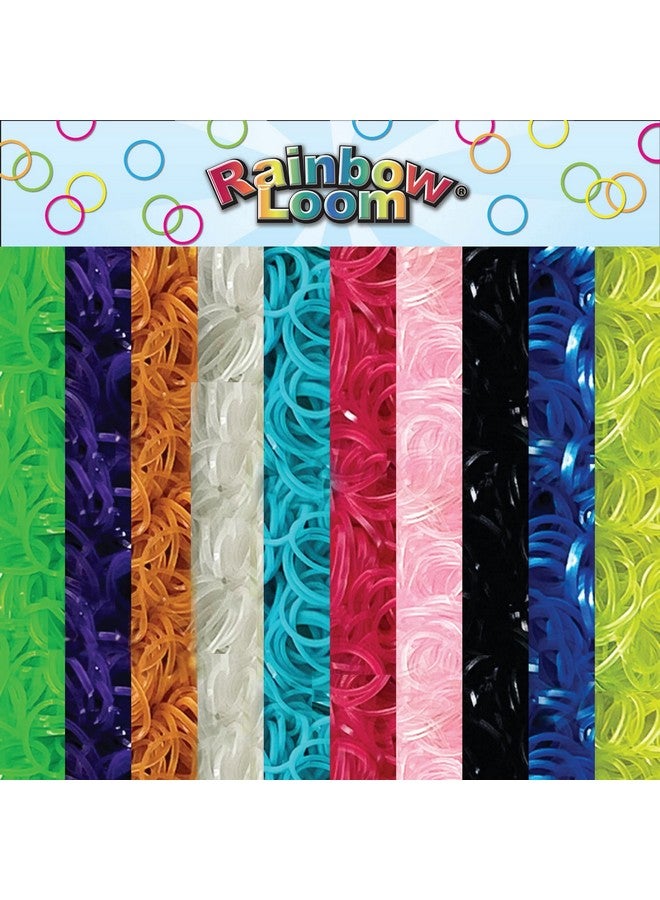 راينبو لووم مجموعة Rainbow Loom® Duo مع مجموعة أشرطة مطاطية مرصعة بالجواهر، تتميز بـ 2 قابلة للتوصيل لصنع إبداعات أطول وأعرض، وحقيبة تنظيم، ونشاط رائع يصل إلى 4 أشخاص 7+ - Image 5