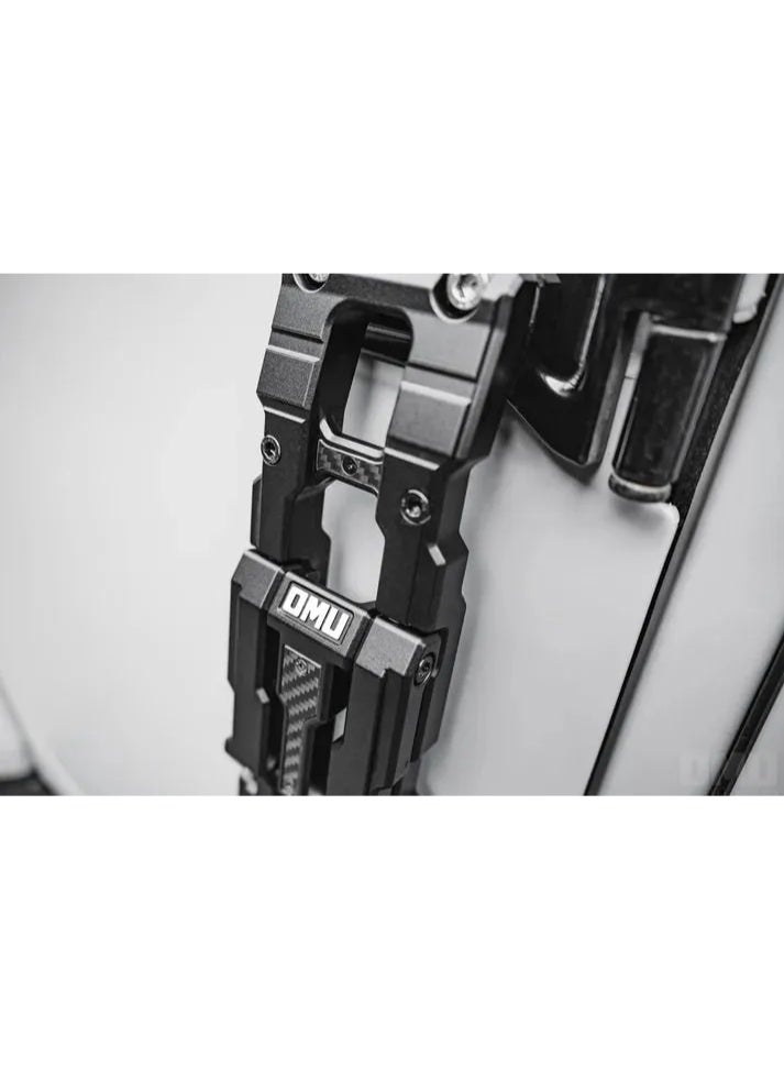 OMU JK/JL/JT: Genesis Series Aluminum Door Hinge Step Folding Foot Pedal - Image 2