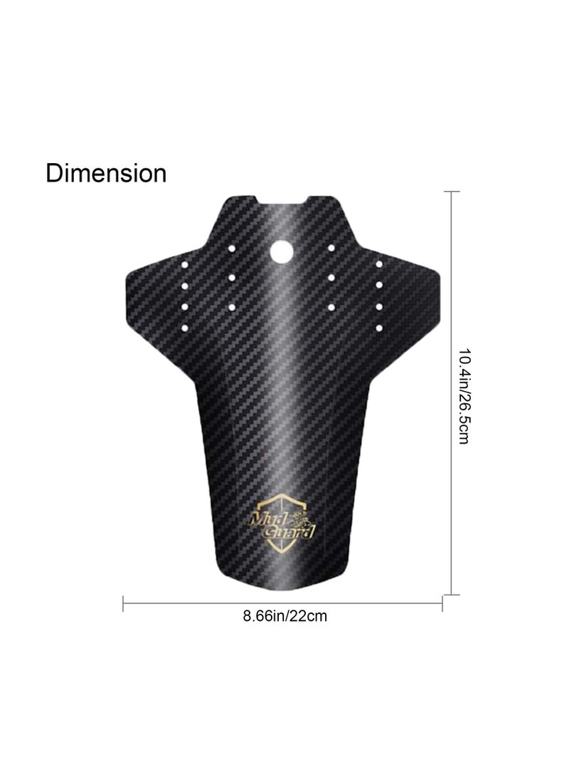 Zikra 1 Pair Universal Front and Rear Bicycle  Mud Guards, Mountain Bicycle Mud Guards Fits 20"/24"/26"/27.5"/29" Bikes Fat Tire Bike Mud Guards Disc Brake Bicycle Mud Guards Front and Rear Bicycle Fenders - Image 3