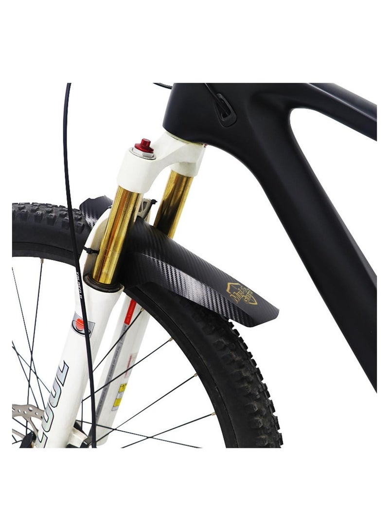 Zikra 1 Pair Universal Front and Rear Bicycle  Mud Guards, Mountain Bicycle Mud Guards Fits 20"/24"/26"/27.5"/29" Bikes Fat Tire Bike Mud Guards Disc Brake Bicycle Mud Guards Front and Rear Bicycle Fenders - Image 2
